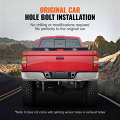 Chrome steel rear step bumper for 2007-2013 Toyota Tundra with anti-slip step pad.