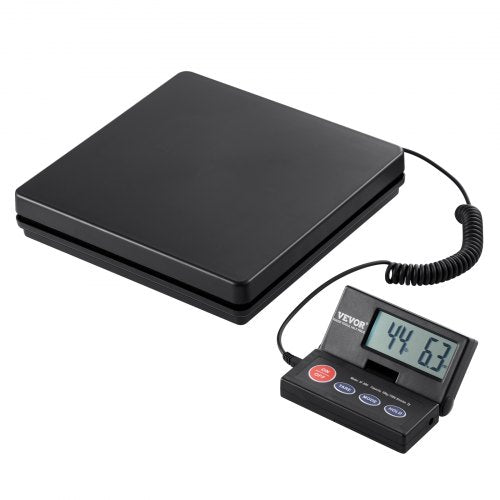 Bostome Digital Shipping Scale with foldable LCD, weighing up to 110 lbs, in durable ABS plastic.