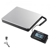 Bostome digital shipping scale with 440 lbs capacity, tare function, and LCD display on a silver platform.