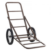 Bostome Folding Deer Cart with solid rubber tires and a 300 lbs capacity for outdoor hauling.
