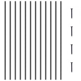 Matte black aluminum stair balusters, 44 inches tall, in an 11-pack with square design.