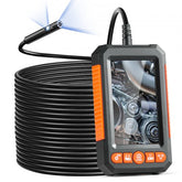 Bostome Dual Lens Endoscope with 4.3" screen and 49.2FT cable for detailed inspections.