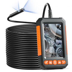 Bostome Dual Lens Endoscope with 4.3" screen and 49.2FT cable for detailed inspections.