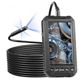 Bostome triple lens endoscope camera with lights, 16.4ft cable, and 5-inch IPS screen.