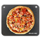 Bostome 16" x 14.5" carbon steel pizza steel with pre-seasoned surface for easy baking.