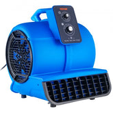 Bostome 1/2 HP Floor Blower with three speeds and adjustable angles for effective airflow.