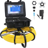 Bostome 328ft sewer camera with 9-inch LCD monitor and waterproof design for inspections.
