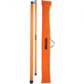 Bostome 15ft fiberglass measuring stick with high-visibility markings and a durable design.