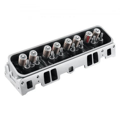 Bostome Engine Cylinder Head Assembly in cast iron for Chevy and GMC 5.7L V8 with valves and seals.