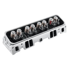 Bostome engine cylinder head assembly in cast iron for Chevy and GMC 5.7L V8 with valves and seals.