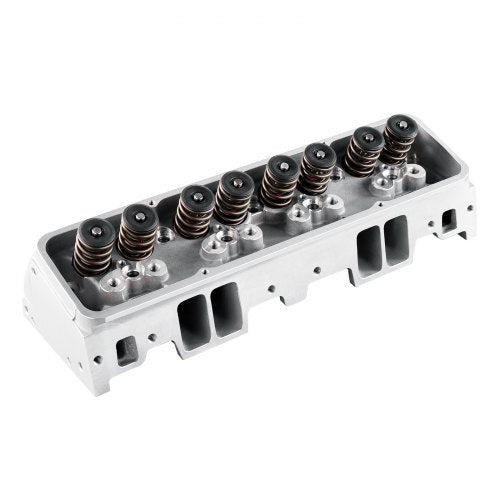 Bostome SBC aluminum cylinder head assembly for small block Chevy 327/350/383 engines.