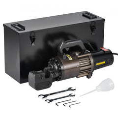 Electric hydraulic rebar cutter with 2300W motor, cuts 5-32mm rebar quickly and efficiently.