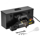 Electric hydraulic rebar cutter with a 1000W motor, cuts rebar 4-20mm quickly and cleanly.