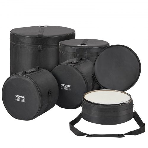 Bostome 5-piece padded drum bag set made of durable 1680D Oxford fabric for protection.