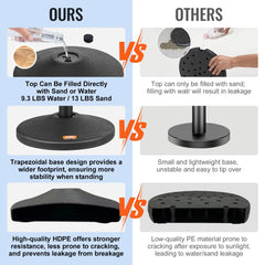 Set of six red velvet ropes attached to carbon steel stanchion posts for crowd control.