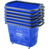 Bostome 39L rolling shopping basket set with wheels, made of durable PE material.