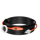 Bostome 60FT pipe heating cable with thermostat, designed to prevent frozen pipes in winter.