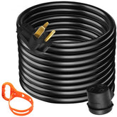 Bostome 25ft 40A welder extension cord with NEMA 6-50 plug and 8 gauge copper construction.