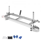Bostome Portable Chainsaw Mill with galvanized steel frame and adjustable guide bar for milling.
