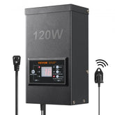 Bostome 120W low voltage landscape transformer with timer and photocell for outdoor lighting.