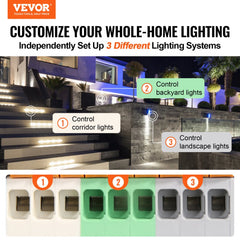 Bostome 300W low voltage landscape transformer with timer and photocell sensor for outdoor lighting.