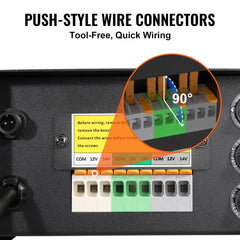 Bostome 300W low voltage landscape transformer with timer and photocell sensor for outdoor lighting.