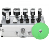 Bostome diamond core drill bit set with 8 pieces and aluminum storage case for tile drilling