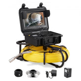 Bostome 9-inch sewer camera with 720p display and 393 ft cable for pipe inspections.