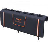 Bostome 62" truck tailgate bike pad with six-bike capacity and rear camera opening.