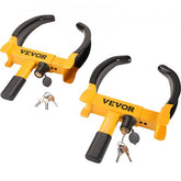 Heavy-duty wheel clamp lock in a 2-pack, designed for anti-theft vehicle security.