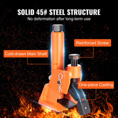 Heavy-duty manual tire bead breaker for 38"-42" tires with rubber pad for grip and durability.