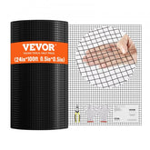 A roll of 24"x100' vinyl coated mesh with a 1/2" grid made of heavy-duty galvanized steel.