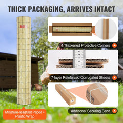 Bostome 16 gauge galvanized hardware cloth roll, 48"x50', with vinyl coating and sturdy mesh grid.