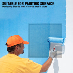 Galvanized steel access panel measuring 16x16 inches for drywall and ceiling installations.