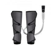 Bostome Air Compression Leg Massager with LCD control, 3 modes, and adjustable Velcro design.