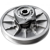 Silver high-torque driven clutch for Club Car DS and Precedent golf carts.