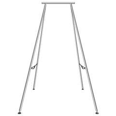 A chrome-plated steel aerial yoga frame with a height of 9.67ft and a 551lbs load capacity.