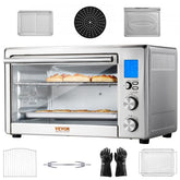 Bostome 13-in-1 air fryer toaster oven with LED touchscreen and 28L capacity for versatile cooking.