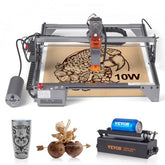 Bostome 10W laser engraver with a 400x400mm area for cutting wood, metal, and acrylic.