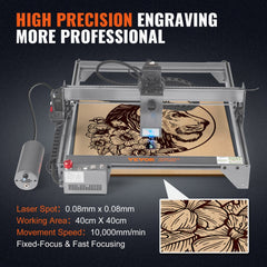Bostome 20W laser engraver with a 15.7"x15.7" workspace for wood, metal, and acrylic projects.