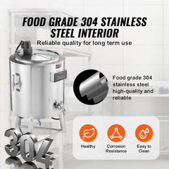 Stainless steel Bostome 100L commercial milk pasteurizer with precise controls and detachable parts.