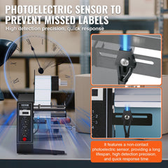Bostome Automatic Label Dispenser with adjustable speed and width for efficient labeling tasks.