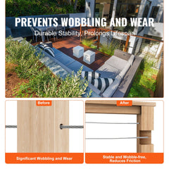 Bostome 102 pack of threaded studs for 1/8" T316 stainless steel cable railing installations.