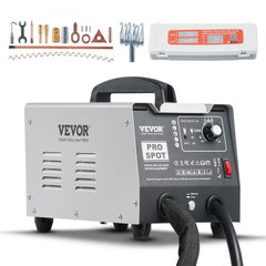 Bostome Stud Welder Dent Puller Kit with 7 modes, portable toolbox, and various stud types.