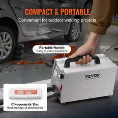 Bostome Stud Welder Dent Puller Kit with 7 modes and portable toolbox for vehicle dent repair.