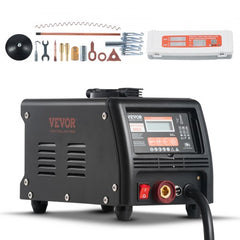 Compact black Bostome stud welder with control panel and included dent repair accessories kit