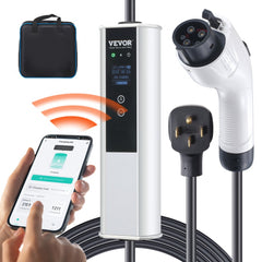 Bostome Level 2 Portable EV Charger with 40A, 25ft cable and NEMA 14-50P plug.