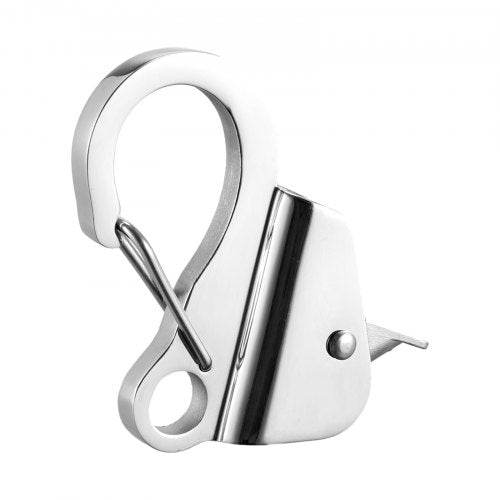Bostome 304 stainless steel boat anchor hook with ergonomic quick-release mechanism.