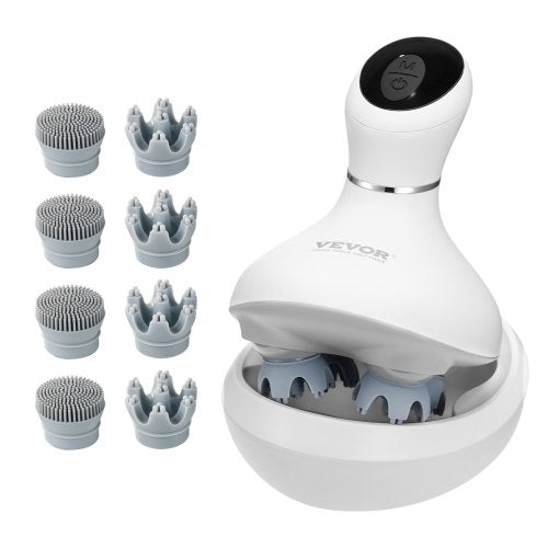 Waterproof Bostome Electric Scalp Massager with soft silicone heads and customizable modes.