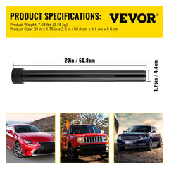 12-piece inner tie rod removal tool kit with 1/2-inch drive steel crowfoot adapters in SAE and metric sizes.